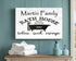 Bathroom Sign - Personalized Custom Family Name Vintage Bath House Design