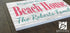 Custom Beach House Sign - Personalized Coastal Decor with Family Name