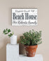 Custom Beach House Sign - Personalized Coastal Decor with Family Name