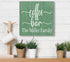 Coffee Bar Sign - Personalized Custom Name for Kitchen Home or Office