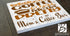 Coffee Lover Gift Sign - Personalized Custom Name Farmhouse Style Decor