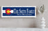 Personalized Colorado Flag Sign with Family Name - Custom Wood Home Sign