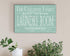 Drop Your Pants Here Laundry Room Sign - Personalized Custom Name Farmhouse Decor