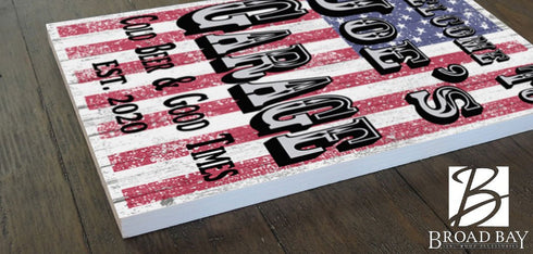 Custom Man Cave Sign Decoration for Garage Workshop Bar or Game Room