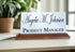 Custom Marble Desk Nameplate - Personalized Graduation or Professional Promotion Gift