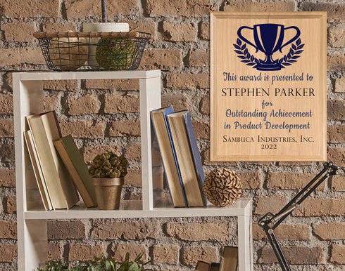 Personalized Product Development Award Plaque – Custom Recognition Gift for Outstanding Achievement