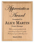 Appreciation Award Plaque – Personalized Recognition Gift for Employees