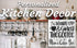 Wake Up and Smell The Coffee Sign - Personalized Custom Name Kitchen Decor