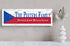 Czech Flag Sign - Personalized Family Name - Custom Wood Czech Heritage Gift