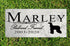 Dog Memorial Stone by Breed - Personalized Marble Grave Marker