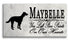 English Setter Memorial Stone - Custom Personalized Marble Grave Marker