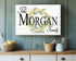 Lemon Family Name Sign - Personalized with Established Date Custom Solid Wood