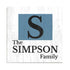Home State Family Name Sign - Personalized Custom State Design