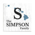 Home State Family Name Sign - Personalized Custom State Design