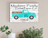 Funny Bathroom Sign - Personalized Family Name Old Fashioned Farmhouse Decor