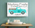 Funny Bathroom Sign - Personalized Family Name Old Fashioned Farmhouse Decor