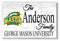 George Mason Family Name Sign – Personalized George Mason University Wood Plaque for Alumni or Graduation