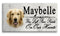 Golden Retriever Memorial Stone Dog Grave Marker Custom Garden Plaque