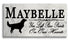 Golden Retriever Memorial Stone - You Left Paw Prints On Our Hearts