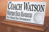 Golf Coach Gift Plaque - Personalized Golf Team Appreciation Award