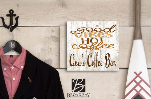 Good Vibes Hot Coffee - Personalized Coffee Lover Gifts