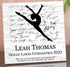 Personalized Gymnastics Award Plaque - Team Signable Recognition Gift