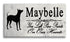 Hairless Terrier Memorial Stone - Custom Personalized Marble Grave Marker