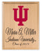Official Indiana Class Year Plaque - IU New Student or Graduation Gift – Custom Name and Year Solid Wood Sign