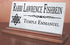 Jewish Desk Nameplate - Custom Marble Name Sign with Star of David