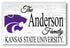 Kansas State Family Name Sign – Personalized Wood Plaque for Alumni or Graduation