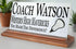 Lacrosse Coach Gift Plaque - Personalized LAX Team Appreciation Award