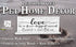 Love Is A Four Legged Word Sign - Personalized Custom Dog Names Gift