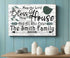 May The Lord Bless This House and All Who Enter Sign CUSTOM Wedding or Family Gift