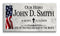 Custom Military Memorial Plaque – Patriotic Tribute Gift With Flag