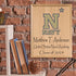 Official Naval Academy Class Year Plaque - USNA New Student or Graduation Gift – Custom Name and Year Solid Wood Sign