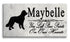 Newfoundland Memorial Stone - Custom Personalized Marble Grave Marker