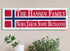 Norwegian Flag Family Name Sign – Personalized Norway Crossbar Plaque with Custom Names