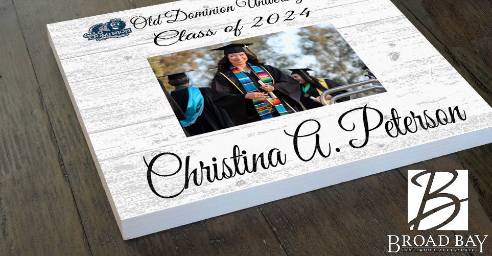ODU Graduation Gift – Personalized Custom Printed Photo Frame – Broad Bay  Personalized Gifts Shipped Fast