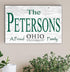 Ohio University Family Name Sign – Personalized Bobcats Wood Plaque