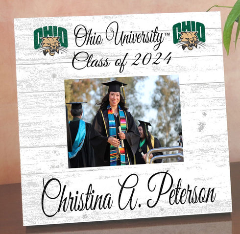 Ohio University Graduation Frame - Class Year Picture Plaque - Custom - Upload Your Photo, Name & Class Year – 10.5"x10.5"