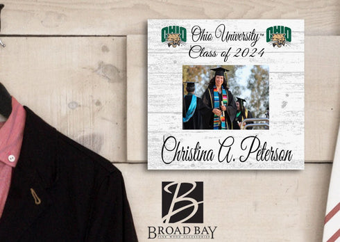 Ohio University Graduation Frame - Class Year Picture Plaque - Custom - Upload Your Photo, Name & Class Year – 10.5"x10.5"