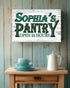 Open 24 Hours Kitchen Pantry Sign Rustic Farmhouse Style Decoration
