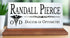 Optometrist Desk Nameplate - Personalized Marble Name Plate Gift for ODs