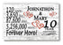 10th Anniversary Gift - Personalized Wood Sign for Husband, Wife or Couple - 10 Year