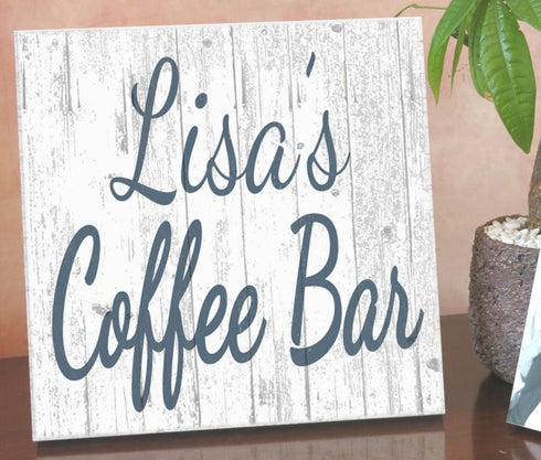 Personalized Coffee Bar Sign