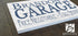 Personalized Garage Sign - Custom Man Cave Wooden Decoration with Name
