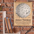 Golf Award Plaque - Custom Signable Team Gift - Solid Wood