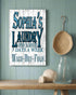 Personalized Laundry Room Signs - Wash Dry Fold - Choose Your Design