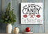 Candy Cane Christmas Sign - Personalized Custom Family Name Holiday Decoration