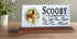 Pet Memorial Plaque With Photo - Personalized Dog or Cat Loss Sympathy Gift Marble 4x8in
